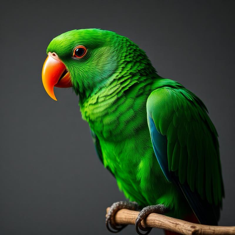 Jade the Eclectus Parrot